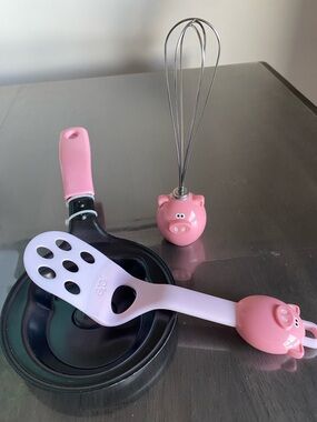 New🌈 Jole Pig Pan Spatula Whisk kitchen cooking utensils